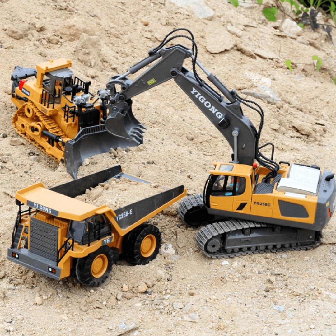 RC Remote Control Excavator Bulldozer Toy - TheGivenGet