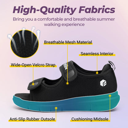 Diabetic EasyTop Dual Straps Sandal For Women