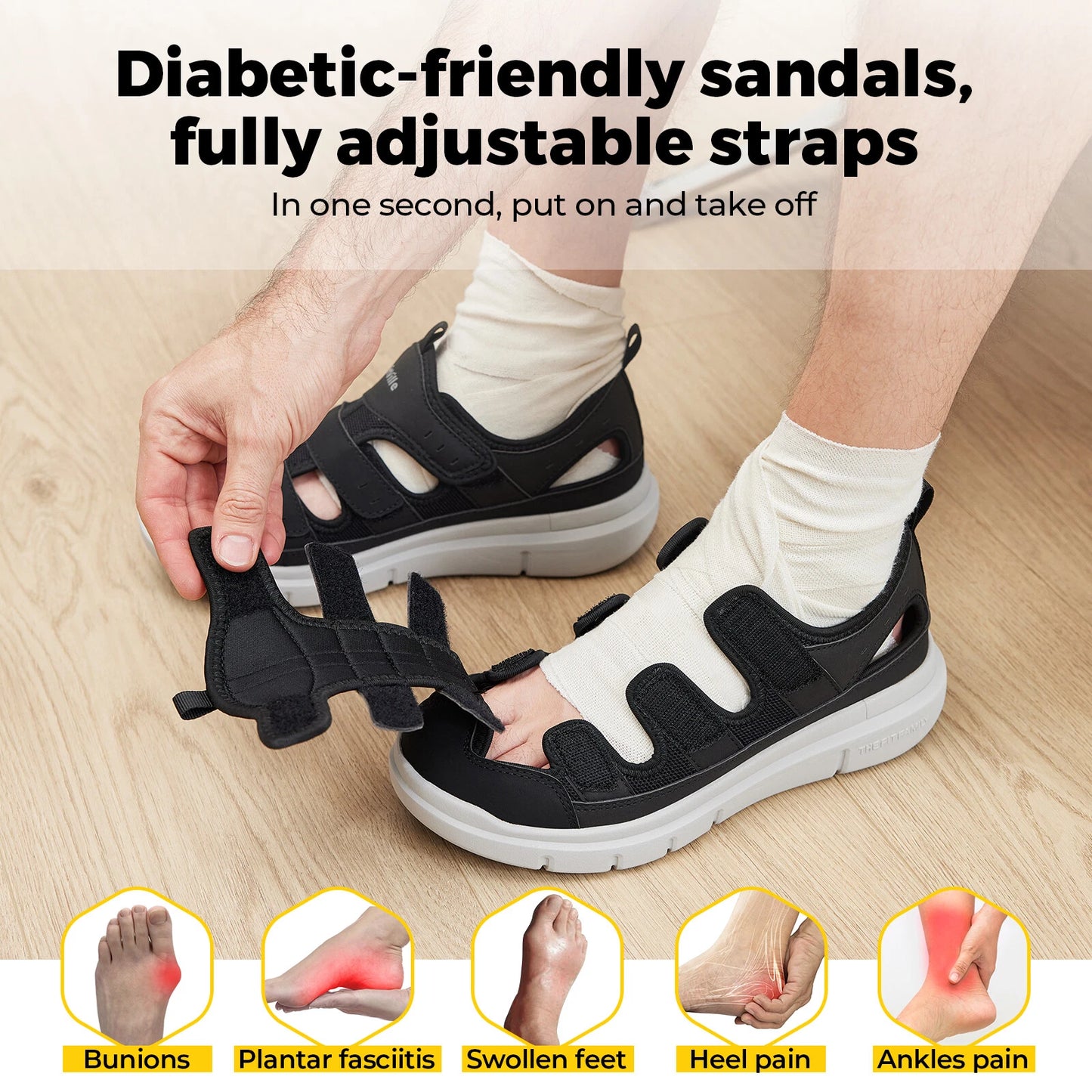 Diabetic EasyTop Sandal For Men