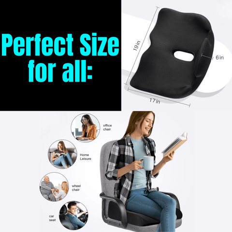 Serenity Touch™ Plus Size Pressure Relief Seat Cushion - TheGivenGet