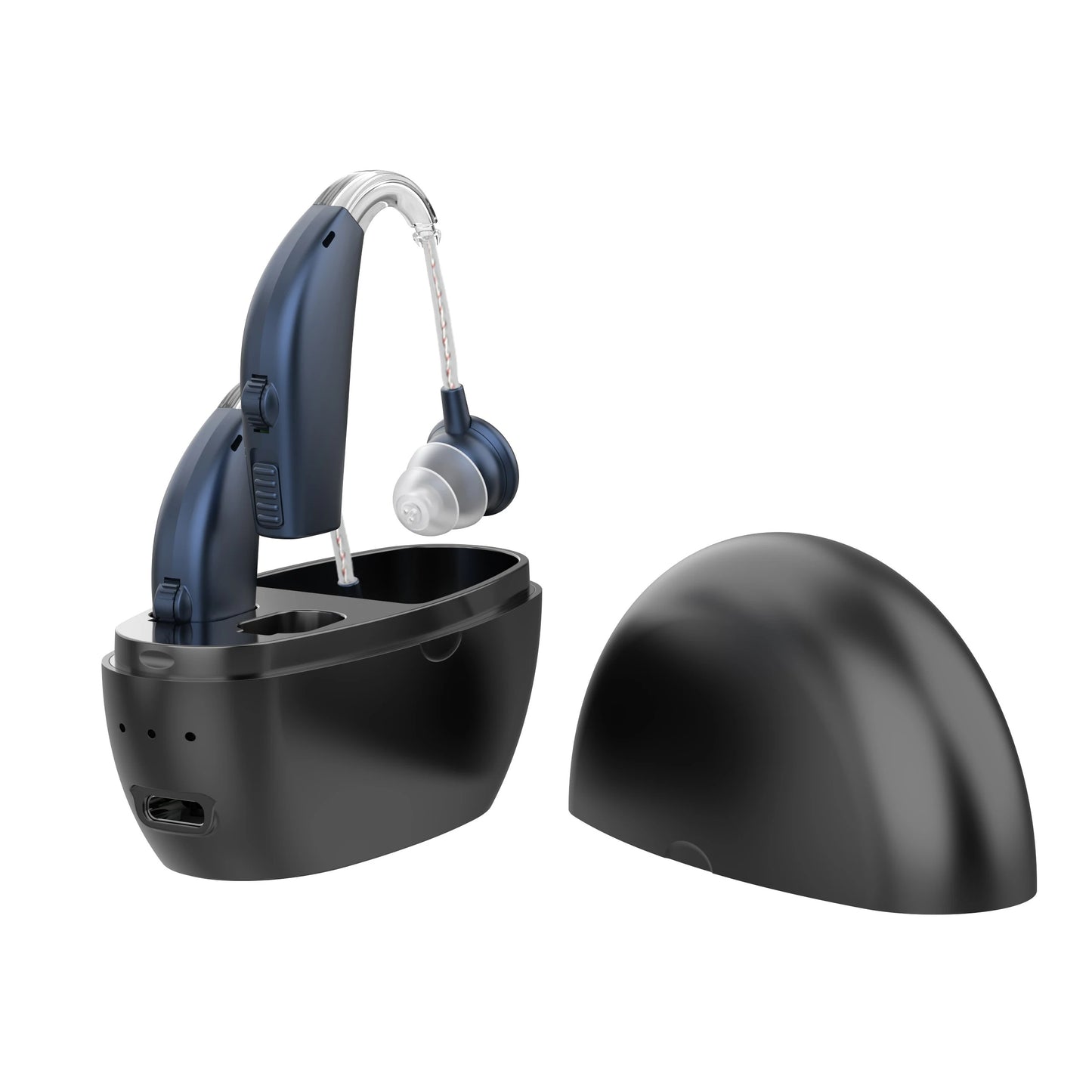 Portable Rechargeable Hearing Aid - Sound Amplifier - Magnetic Elderly Ear Hearing Aid For The Deaf
