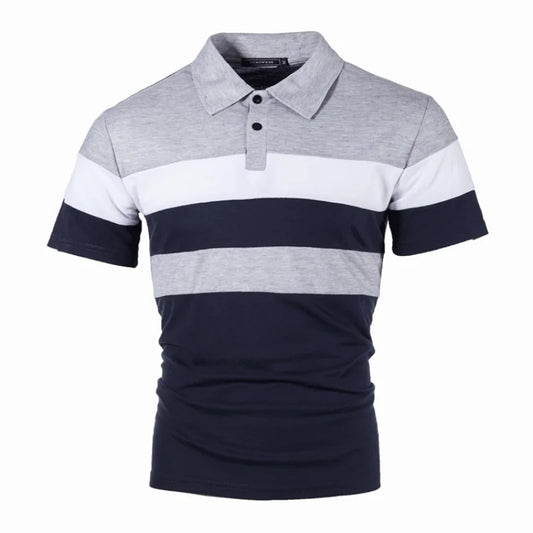 Men's Luxury Polo Shirt - Polo Plus Size T Shirts - Shorts Sleeve Turn-down Collar Tee Shirt