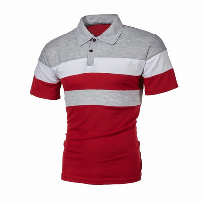 Men's Luxury Polo Shirt - Polo Plus Size T Shirts - Shorts Sleeve Turn-down Collar Tee Shirt