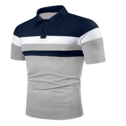 Men's Luxury Polo Shirt - Polo Plus Size T Shirts - Shorts Sleeve Turn-down Collar Tee Shirt