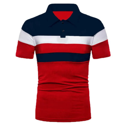 Men's Luxury Polo Shirt - Polo Plus Size T Shirts - Shorts Sleeve Turn-down Collar Tee Shirt