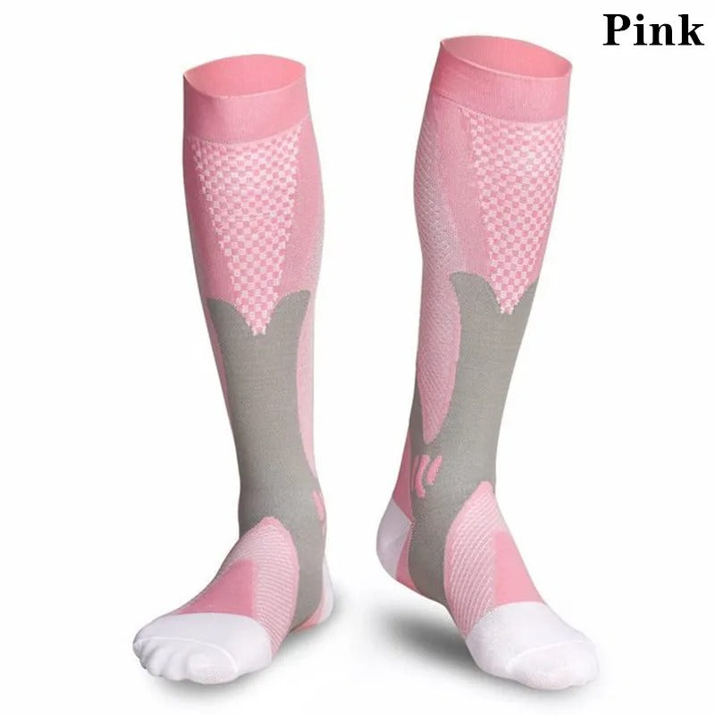 Running Compression Socks For Football - Anti Fatigue Pain Relief - Fit For Sport Socks