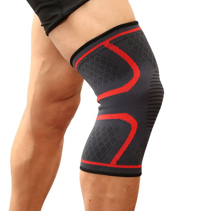 Fitness Running Cycling Knee Support Braces - Elastic Nylon Sport Compression Knee Pad Sleeve