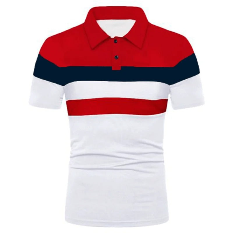 Men's Luxury Polo Shirt - Polo Plus Size T Shirts - Shorts Sleeve Turn-down Collar Tee Shirt