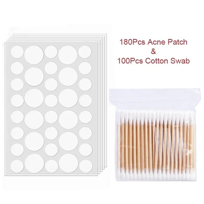 Invisible Acne Patches - Removal Pimple Anti-Acne Hydrocolloid Patches - Spots Marks Concealer Repair