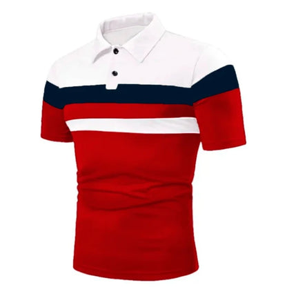 Men's Luxury Polo Shirt - Polo Plus Size T Shirts - Shorts Sleeve Turn-down Collar Tee Shirt