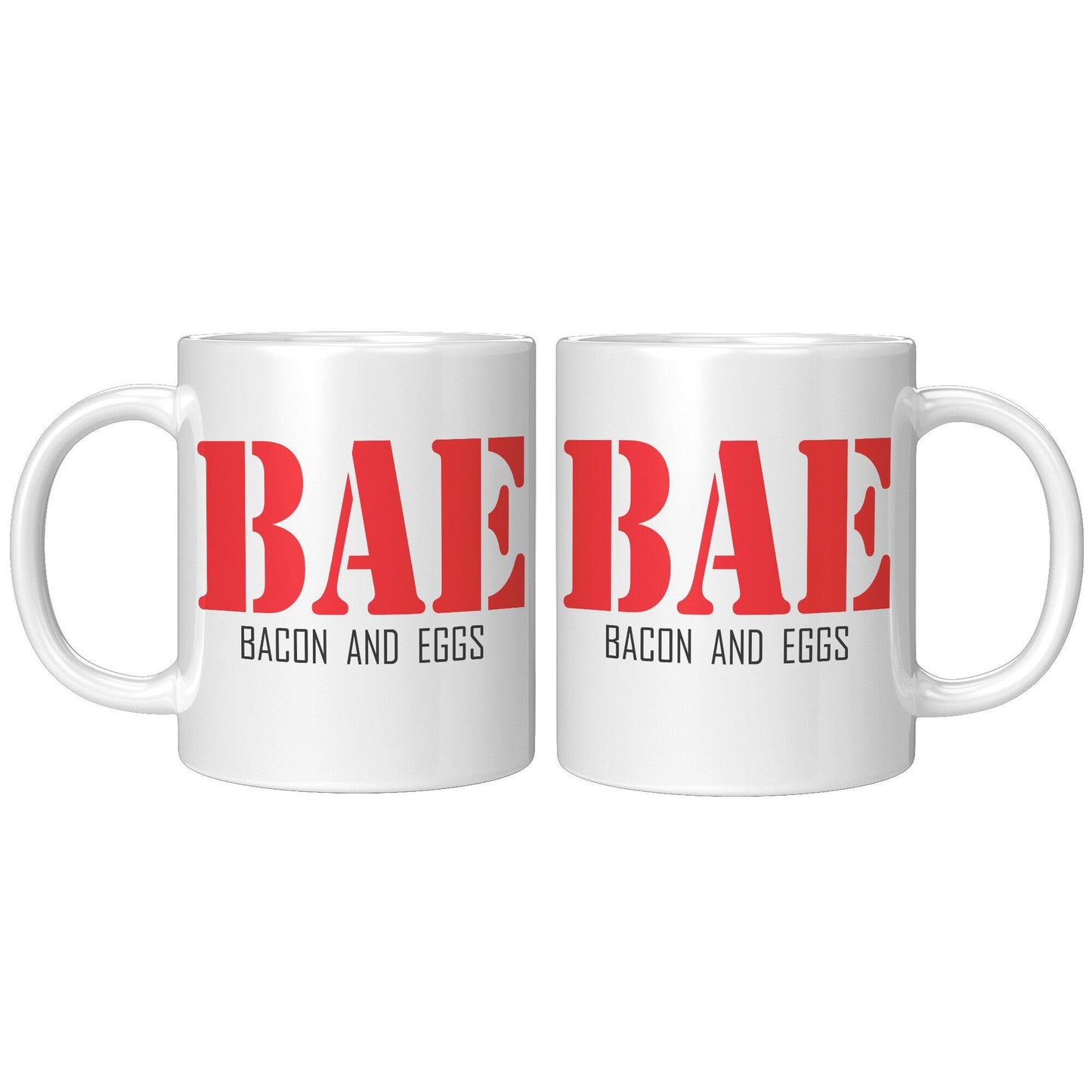 Bacon and Eggs • BAE • White Mug - TheGivenGet