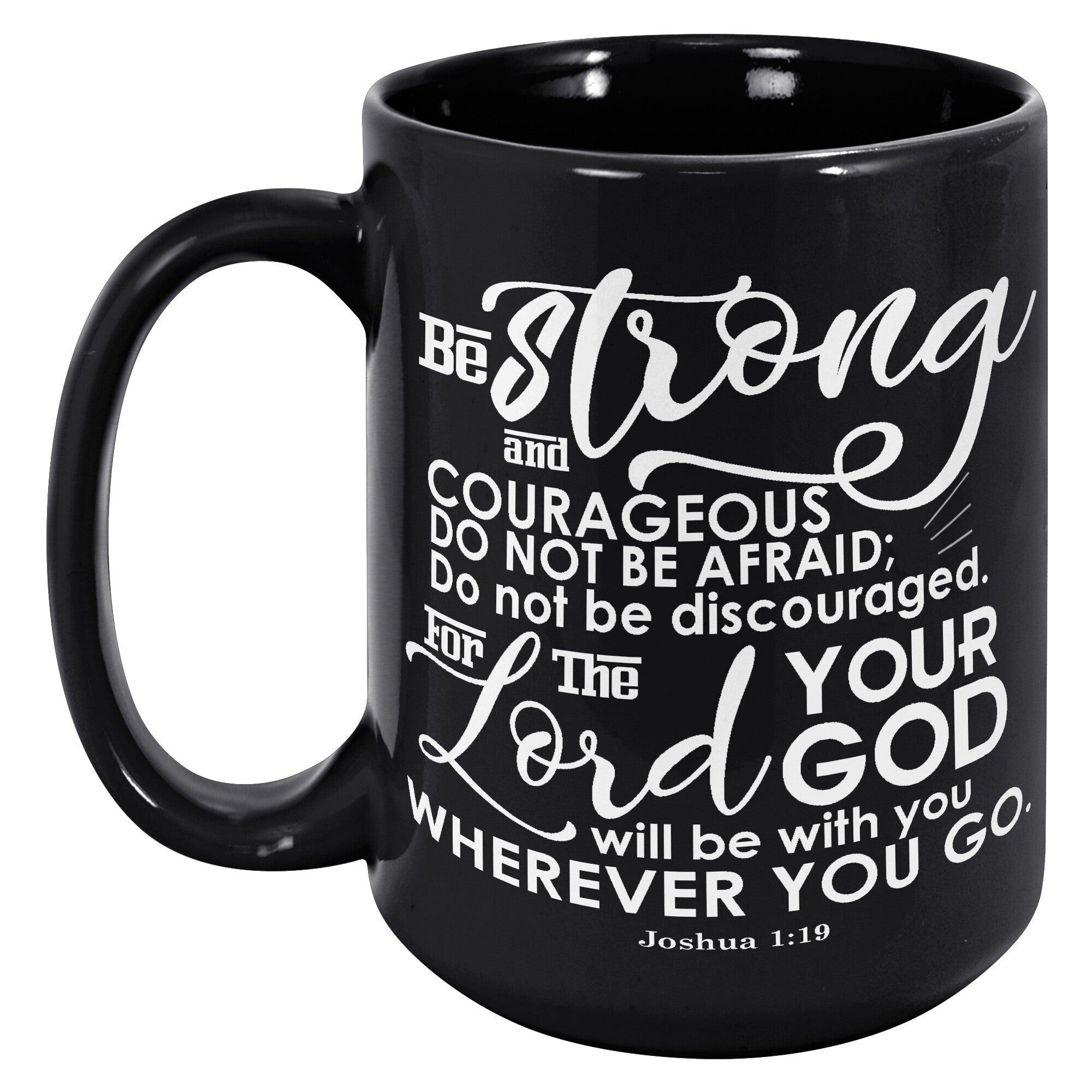 The World's Best Dad Ceramic Coffee Mug - Joshua 1:9