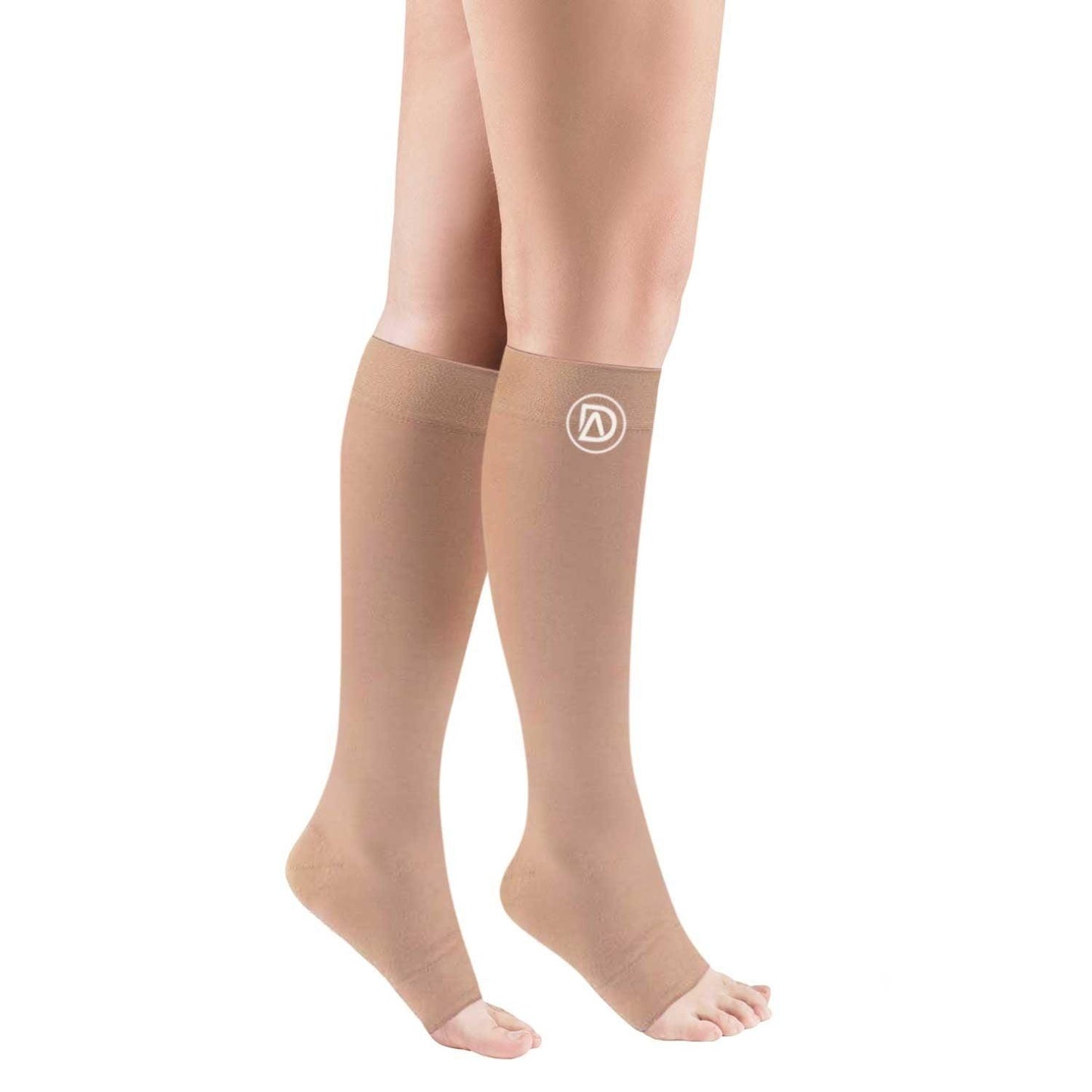Bundle B (2 Pairs ToeLess) | Open Toe Compression Socks 20-30 mmHg | Toe Out - TheGivenGet