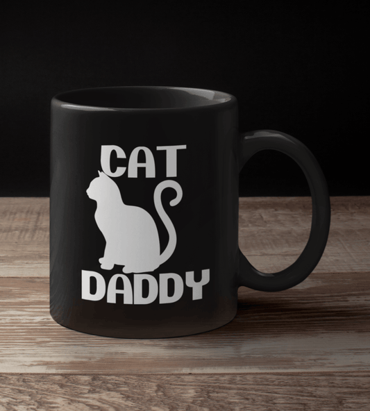 Cat Daddy Black Mug - TheGivenGet