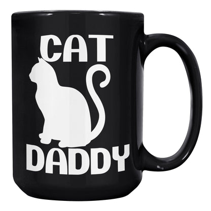 Cat Daddy Black Mug - TheGivenGet