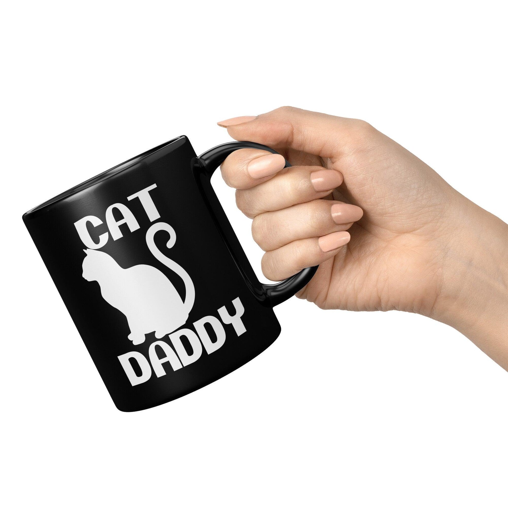 Cat Daddy Black Mug - TheGivenGet