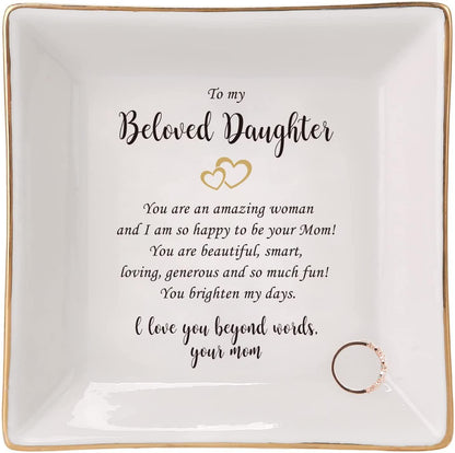 Ceramic Ring Dish Mother's Day Gifts for Mom - TheGivenGet