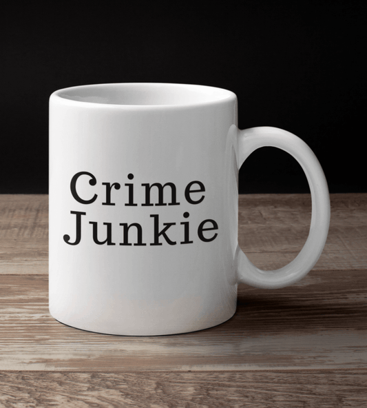 Crime Junkie Joe Kenda White Mug - TheGivenGet