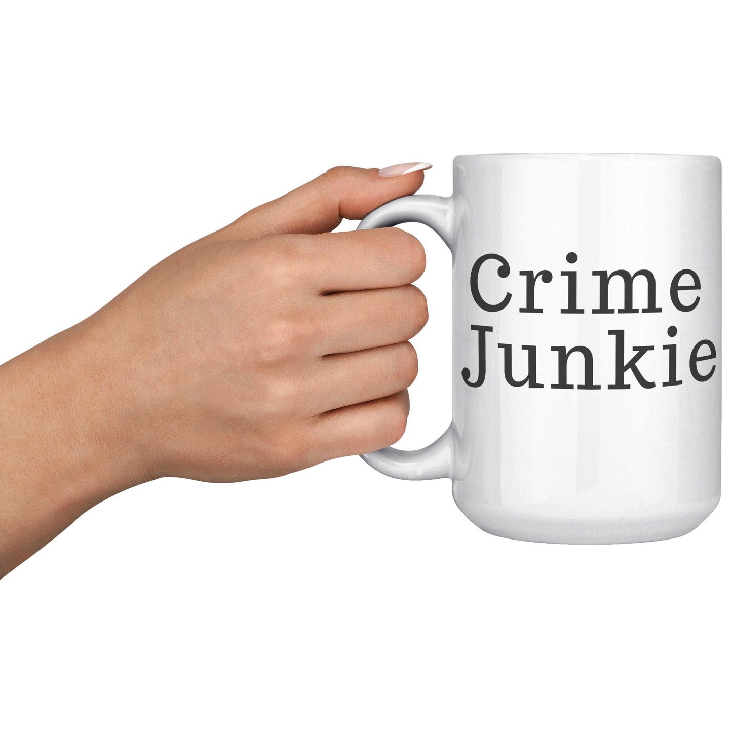 Crime Junkie Joe Kenda White Mug - TheGivenGet