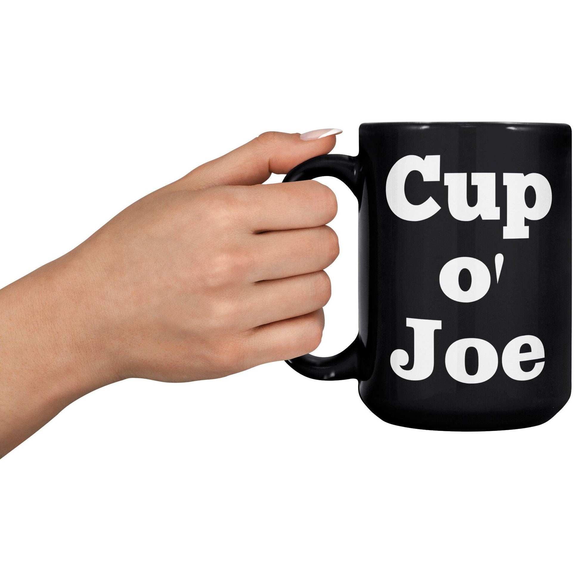 Cup O' Joe Kenda Black Mug - TheGivenGet