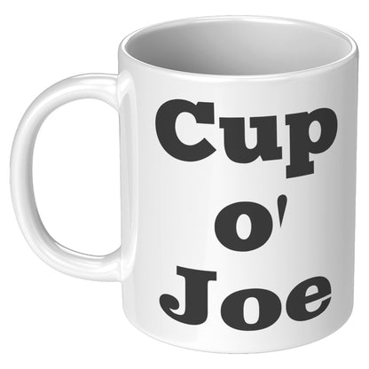Cup O' Joe Kenda White Mug - TheGivenGet