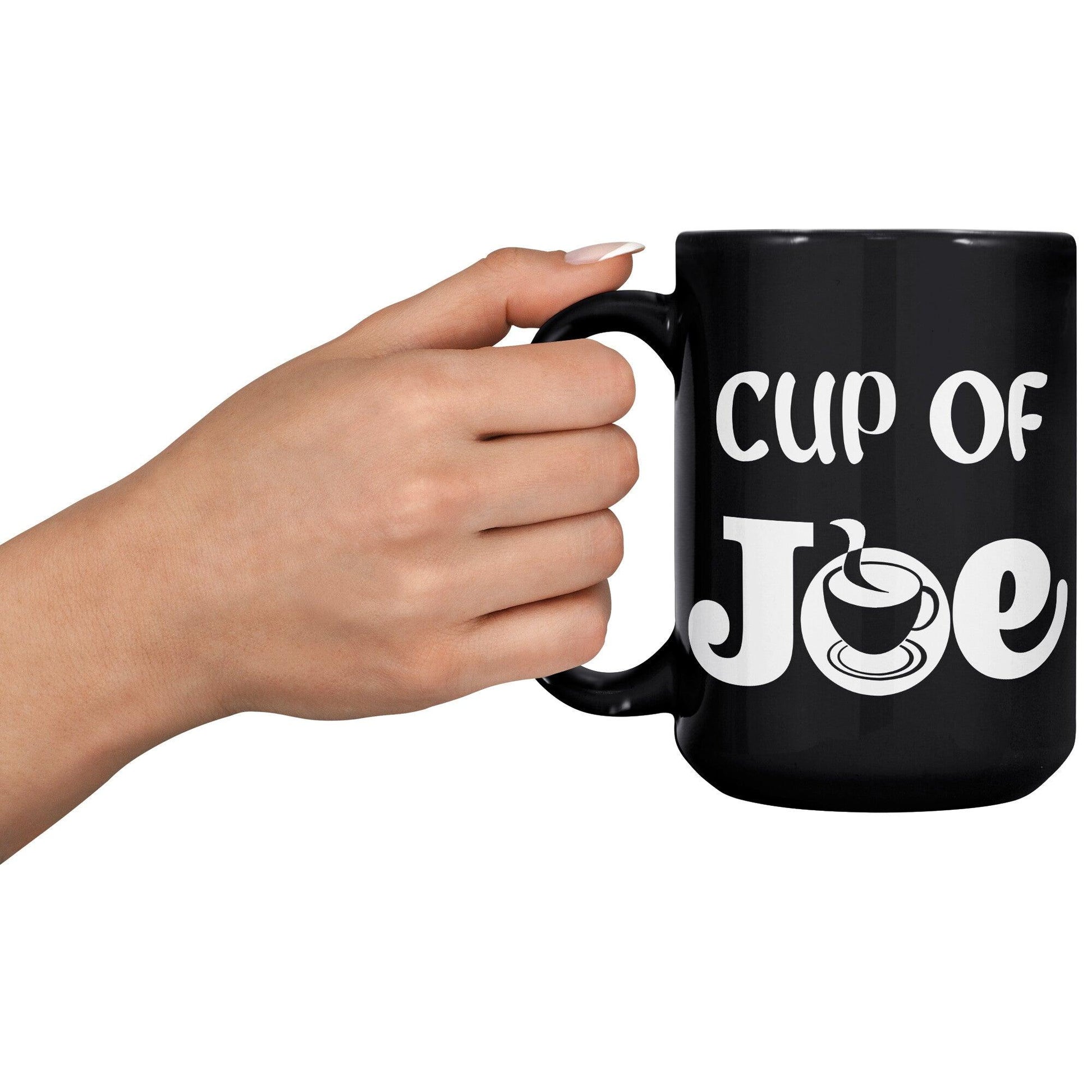 Cup Of Joe Black Mug - TheGivenGet