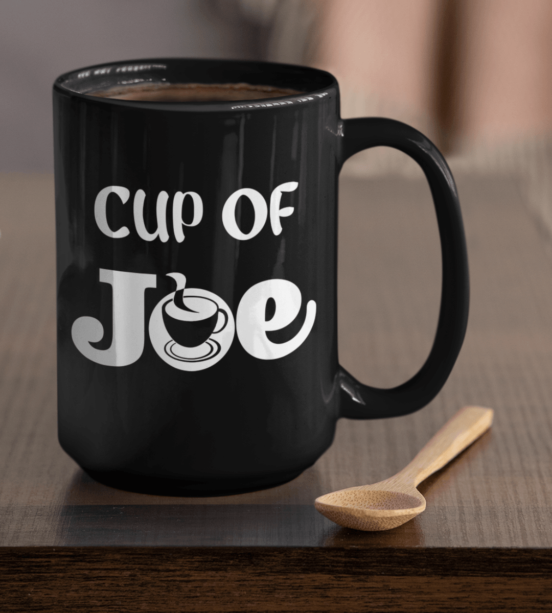 Cup Of Joe Black Mug - TheGivenGet