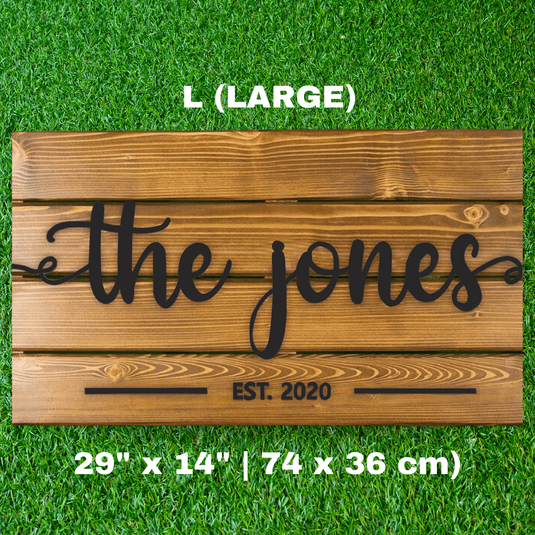 Custom Wood Family Last Name Pallet Sign - TheGivenGet