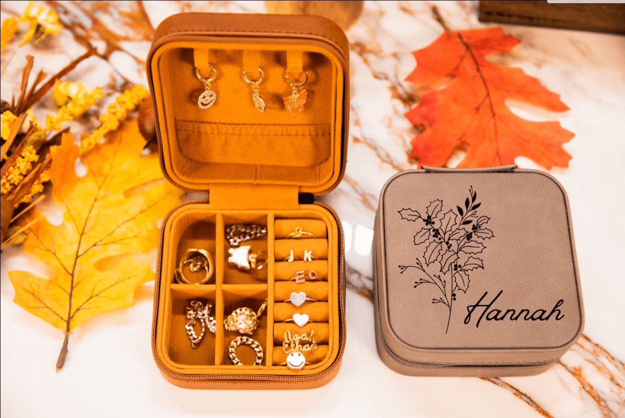 Personalized Jewelry Boxes, Leather Jewelry Boxes
