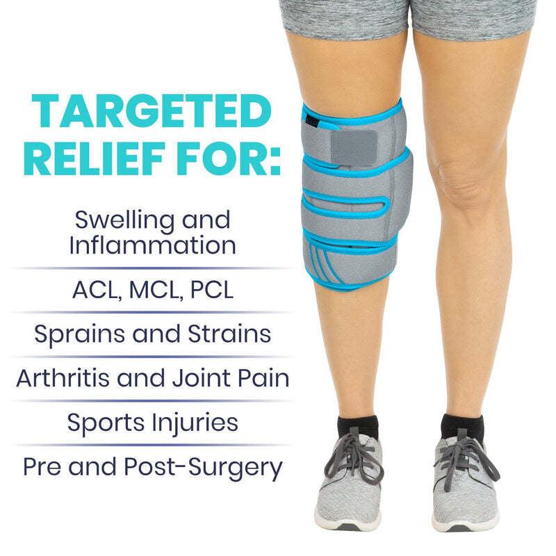 Dominion Active Compression Knee Ice Wrap - TheGivenGet