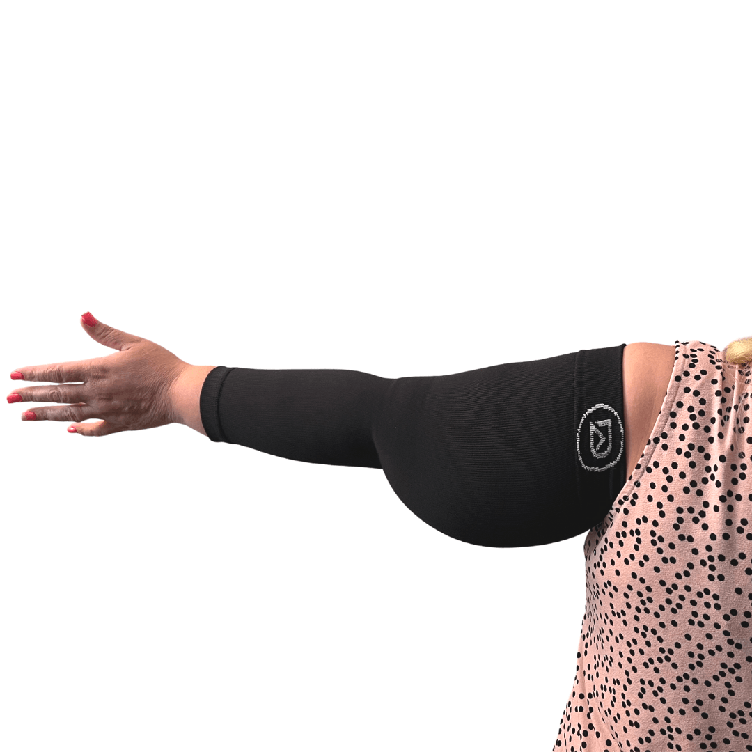 Dominion Active Plus Sized Compression Arm Sleeves 20-30 mmHg (1 PAIR) - TheGivenGet