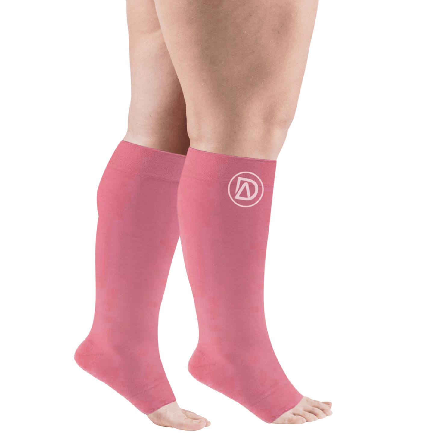 Dominion Active Wide Calf TOELESS Compression Socks 20-30 mmHg | Open Toe | Toe Out Socks - TheGivenGet