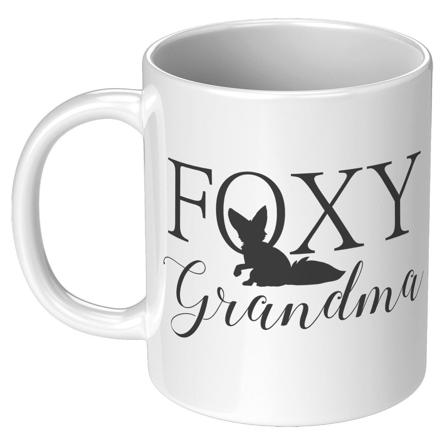 Foxy Grandma White Mug - TheGivenGet