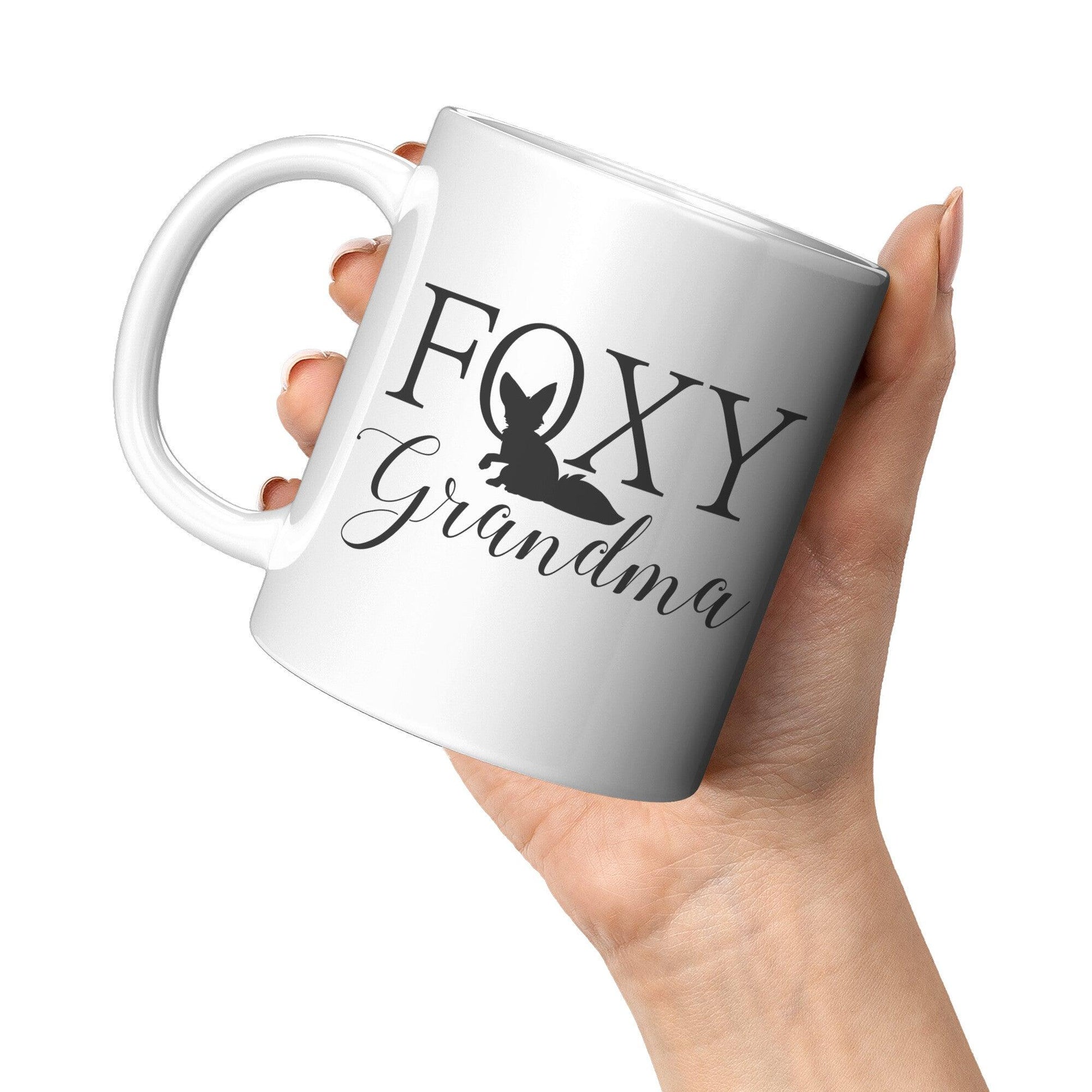 Foxy Grandma White Mug - TheGivenGet