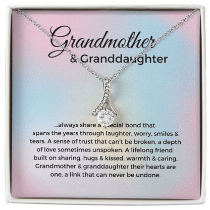 Grandmother & Granddaughter Alluring Beauty Necklace - TheGivenGet