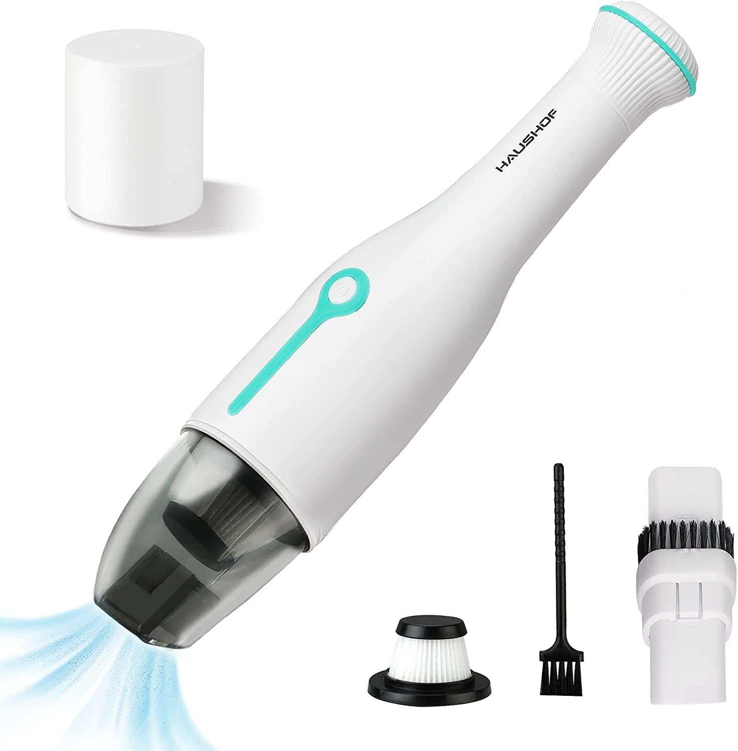 Handheld Vacuum Cordless Car Vacuum Cleaner with Brushless Motor High Power Rechargeable Portable Mini Vacuum for Car, Home, Kitchen Pink - TheGivenGet