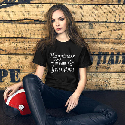 Happiness Is Being A Grandma Unisex T-Shirt - TheGivenGet