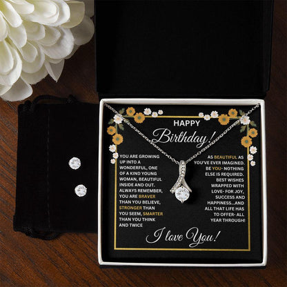 Happy Birthday I love You Alluring Beauty Necklace - TheGivenGet