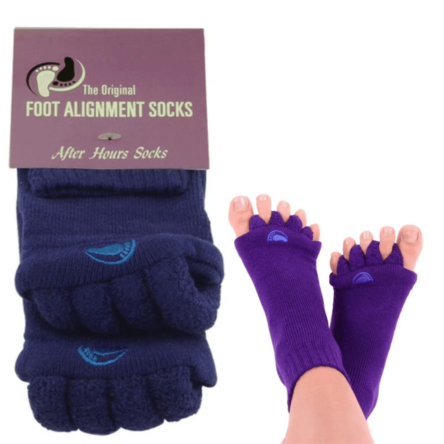Happy Feet Alignment Sock in Purple – Tenni Moc's Shoe Store