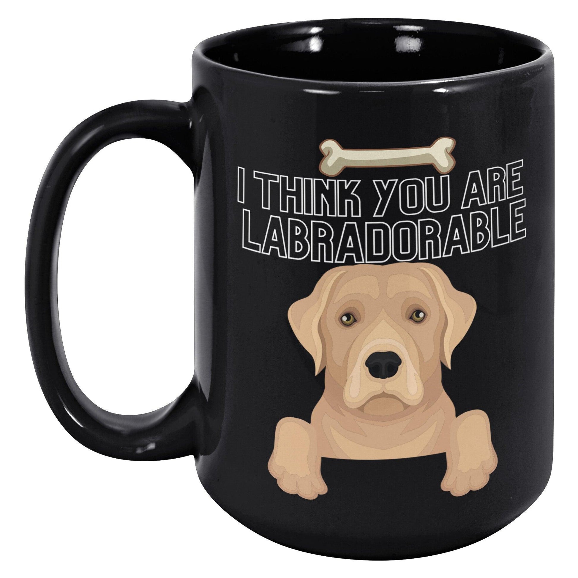I Think You Are Labradorable Black Mug - TheGivenGet