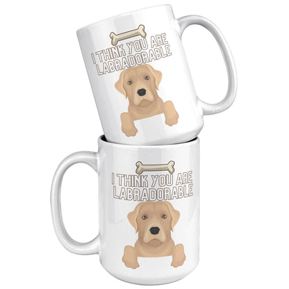 I Think You Are Labradorable White Mug - TheGivenGet