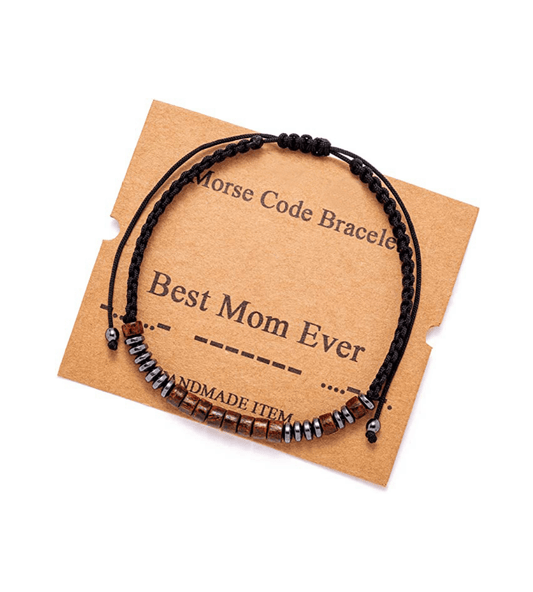 Inspirational Morse Code Bracelets | Adjustable Silk Beaded Wrap Bracelet - TheGivenGet