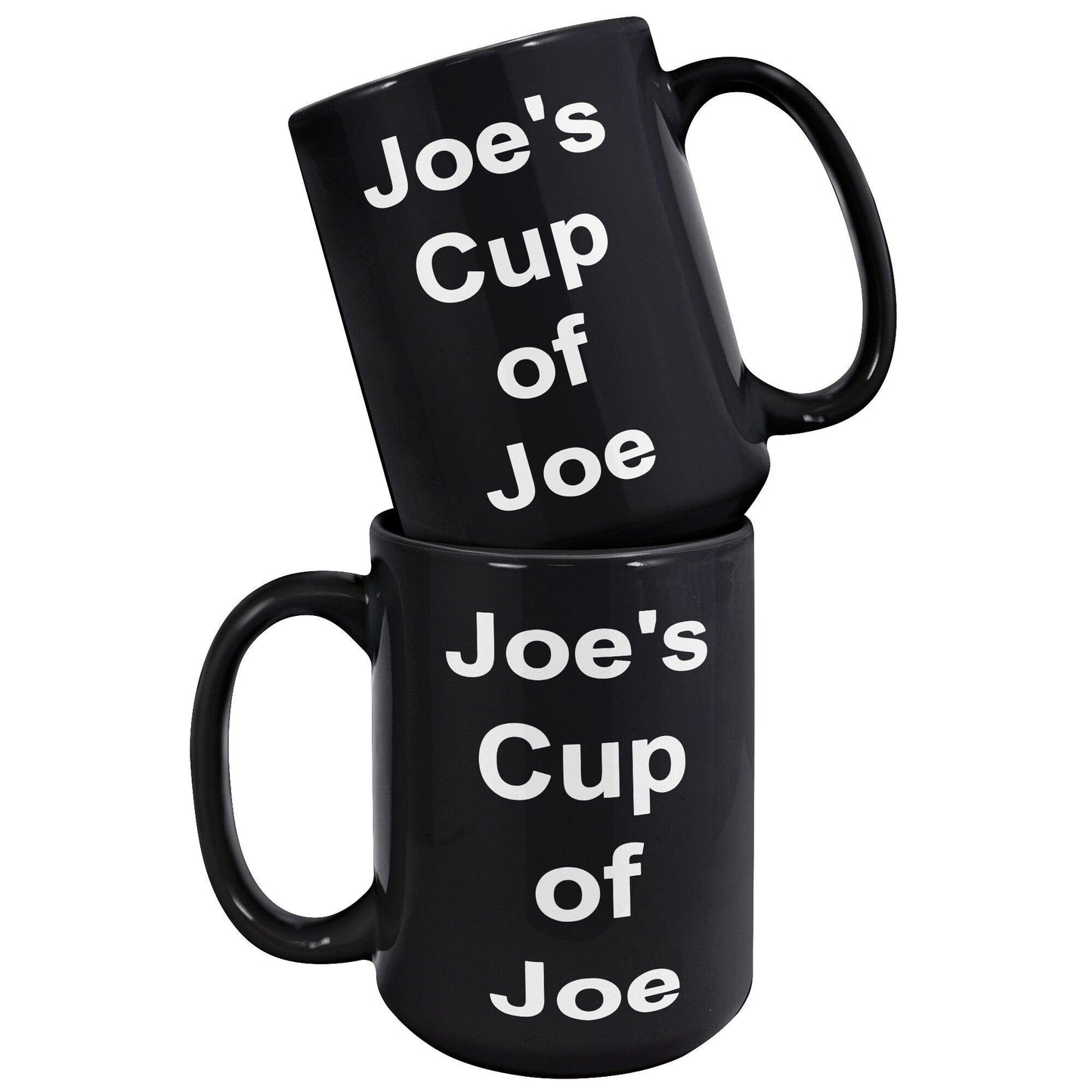 Joe's Cup of Joe Black Mug - TheGivenGet