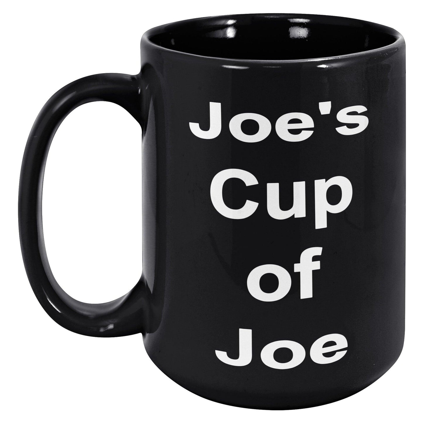 Joe's Cup of Joe Black Mug - TheGivenGet