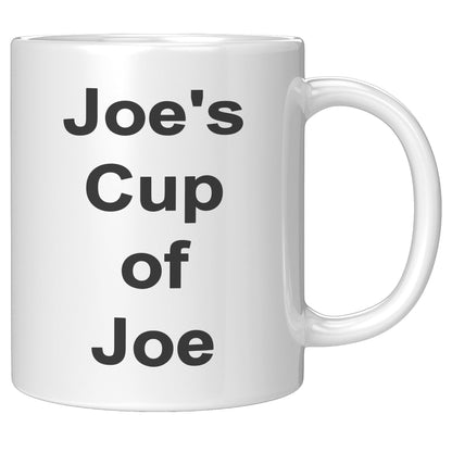 Joe's Cup Of Joe White Mug - TheGivenGet