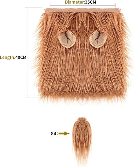 Lion Mane Realistic & Funny Costumes for Medium to Large Sized Dogs - TheGivenGet