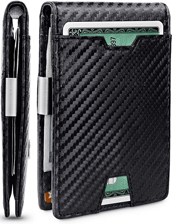 Mens Wallets Slim Wallet with Money Clip RFID India