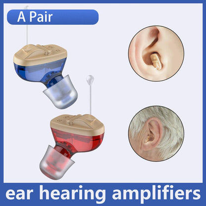 Mini Digital Hearing Aids, Voice Amplifier Enhancer, Invisible In Ear - TheGivenGet