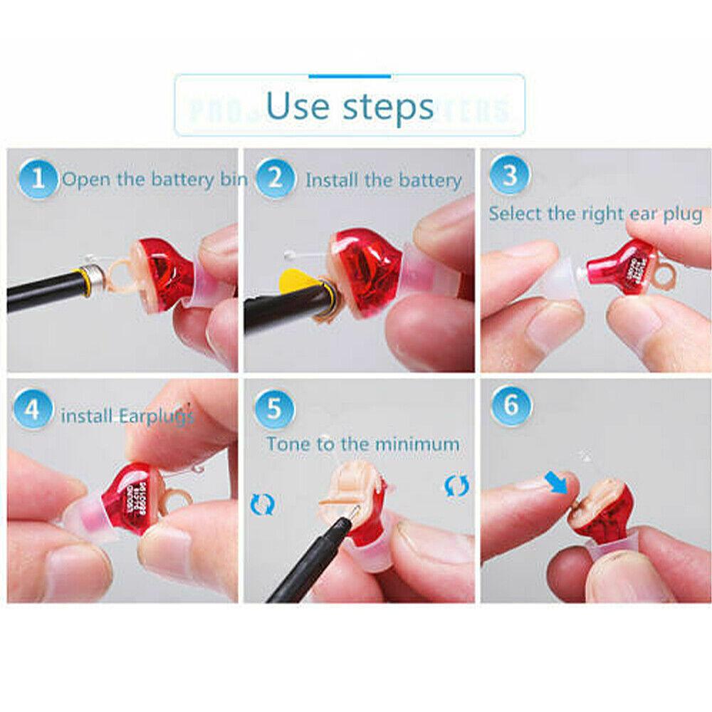 Mini Digital Hearing Aids, Voice Amplifier Enhancer, Invisible In Ear - TheGivenGet