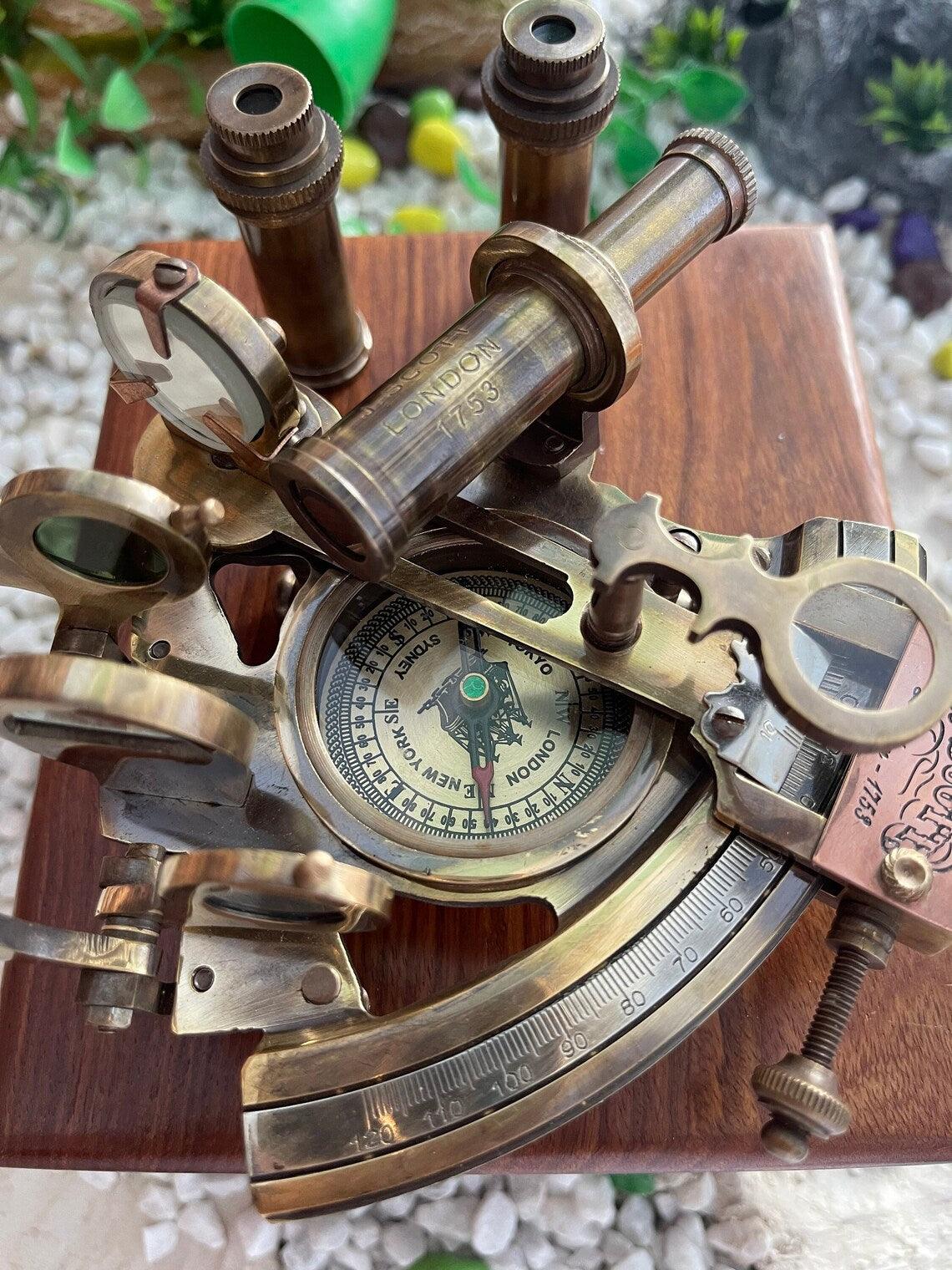 Personalized Compass With Sextant - TheGivenGet